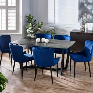 Olympus 6 Seater Dining Table, Marble