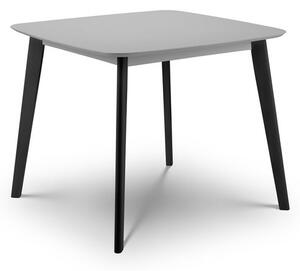 Casa 4 Seater Square Dining Table, Grey and Black