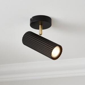 Georgi Industrial Ribbed Adjustable Semi Flush Spotlight