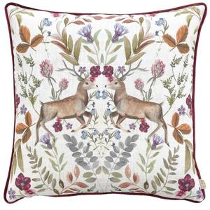 Mirrored Stag Shiraz Cushion