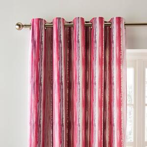 Watercolour Stripe Eyelet Curtains