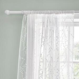 Belle Emboirdery Slot Top Voile Curtains