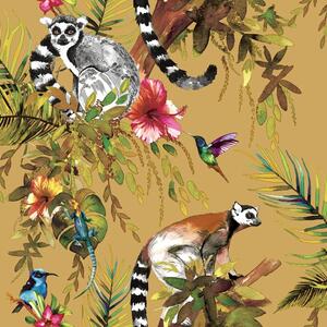 DUTCH WALLCOVERINGS Wallpaper Lemur Ochre