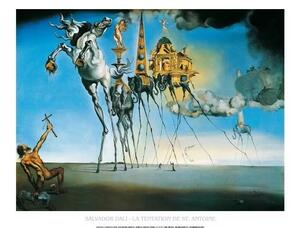 Art Print La Tentation De St.Antoine, Salvador Dalí, (30 x 24 cm)