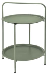 ProGarden Outdoor Table with 2 Trays 50x66 cm Matte Green
