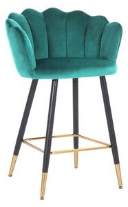 Vivian Counter Height Bar Stool, Velvet