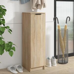 Shoe Cabinet Sonoma Oak 30x35x100 cm Engineered Wood