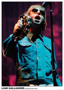 Poster Liam Gallagher - Oasis Glasgow 2000, (59.4 x 84.1 cm)