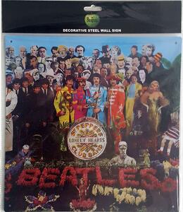 Metal sign The Beatles - Sgt Pepper, (30 x 30 cm)