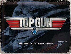 Metal sign Top Gun - The Need for Speed - Tomcat, (40 x 30 cm)