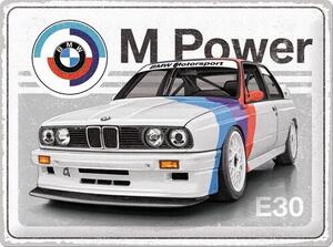Metal sign BMW - E30 M Power, (40 x 30 cm)