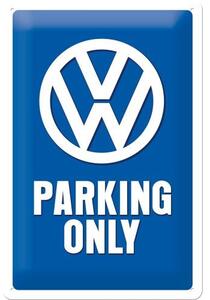 Metal sign Volkswagen VW - Parking Only, (20 x 30 cm)