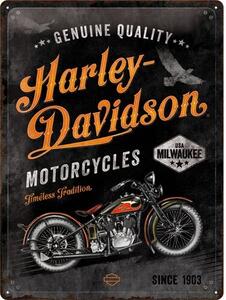 Metal sign Harley-Davidson - Timeless Tradition, (30 x 40 cm)