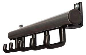 V-Part Coat Rack with 5 Hooks Techno 5 Black