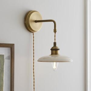 Churchgate Fawsley Fern Industrial Plug In Wall Light