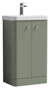 Core Floor Standing 2 Door Vanity Unit with Basin