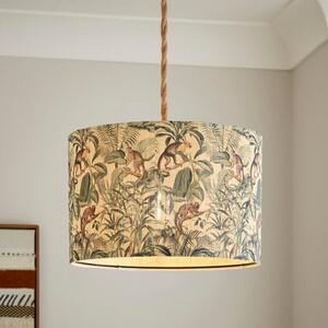 Jungle Luxe Bamboo Drum Lamp Shade