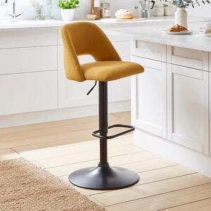 Jonas Adjustable Height Bar Stool, Fabric