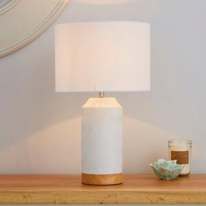 Bibi Ceramic White Table Lamp