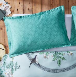 Garden Birds Sage Oxford Pillowcase