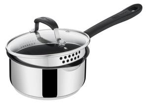 Jamie Oliver by Tefal Quick & Easy Stainless Steel Saucepan & Lid, 20cm