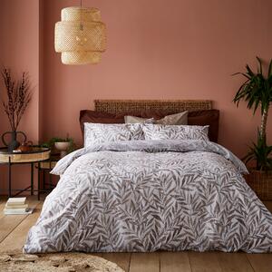 Willow Dottie Natural Duvet Cover and Pillowcase Set Natural Brown