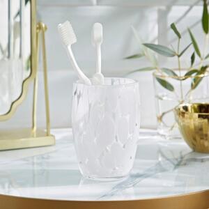 Confetti Glass Toothbrush Holder