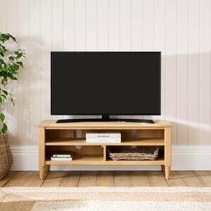 Churchgate Walcote Open Small TV Unit for TVs up to 42", Oak