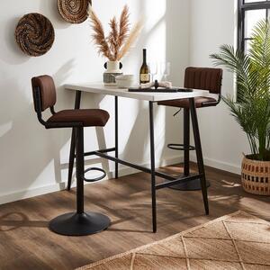 Rhys Height Adjustable Bar Stool, PU