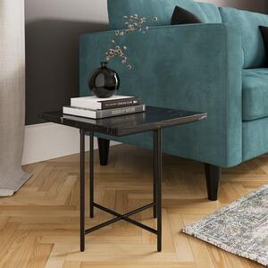 Cinzia Real Marble Square Side Table