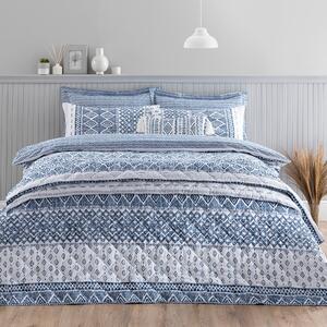 Jax Mosaic Bedspread Blue