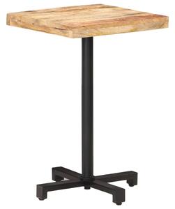 Bistro Table Square 50x50x75 cm Rough Mango Wood
