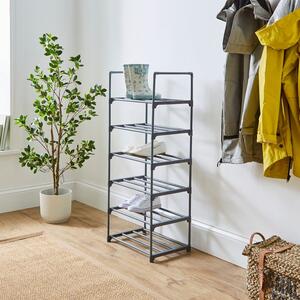 6 Tier Plastic Shoe Rack