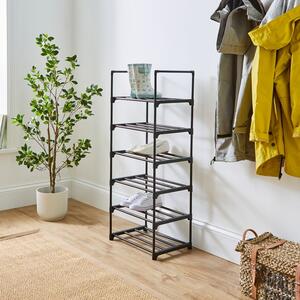 6 Tier Plastic Shoe Rack