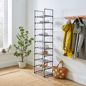 10 Tier Plastic Shoe Rack