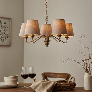 Enid Metal 5 Light Chandelier