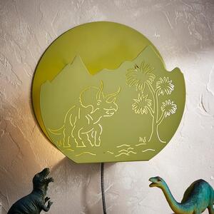 Dinosaur Metal Wall Light