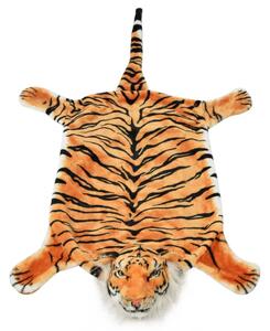 Tiger Carpet Plush 144 cm Brown