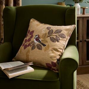 House Sparrow Bird Square Cushion