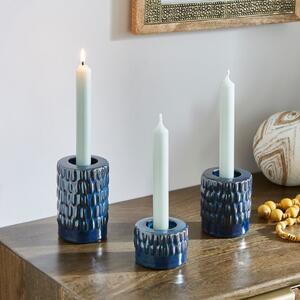 Set of 3 Zen Ceramic 2-in-1 Candle Holders