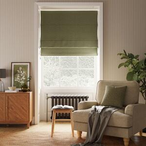 Luna Olive Blackout Roman Blind