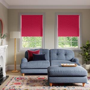 Luna Raspberry Blackout Roller Blind