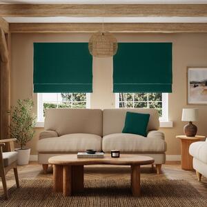 Luna Emerald Blackout Roman Blind