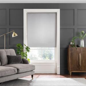 Satin Silver Blackout Roller Blind