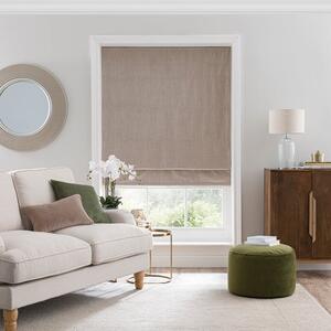 Chenille Herringbone Natural Roman Blind