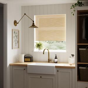 Semi Sheer Texture Daylight Ochre Roller Blind