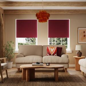 Luna Wine Blackout Roller Blind