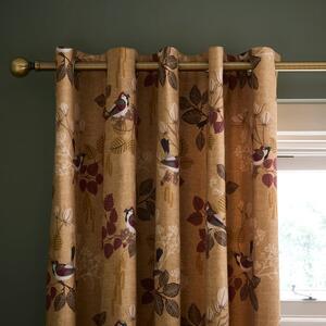 House Sparrow Bird Eyelet Curtains