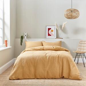 Emerson Waffle Duvet Cover and Pillowcase Set