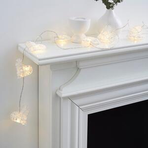 Wicker Hearts 10 LED String Lights